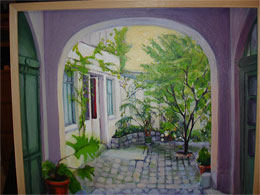 courtyard_painting_by_caroline